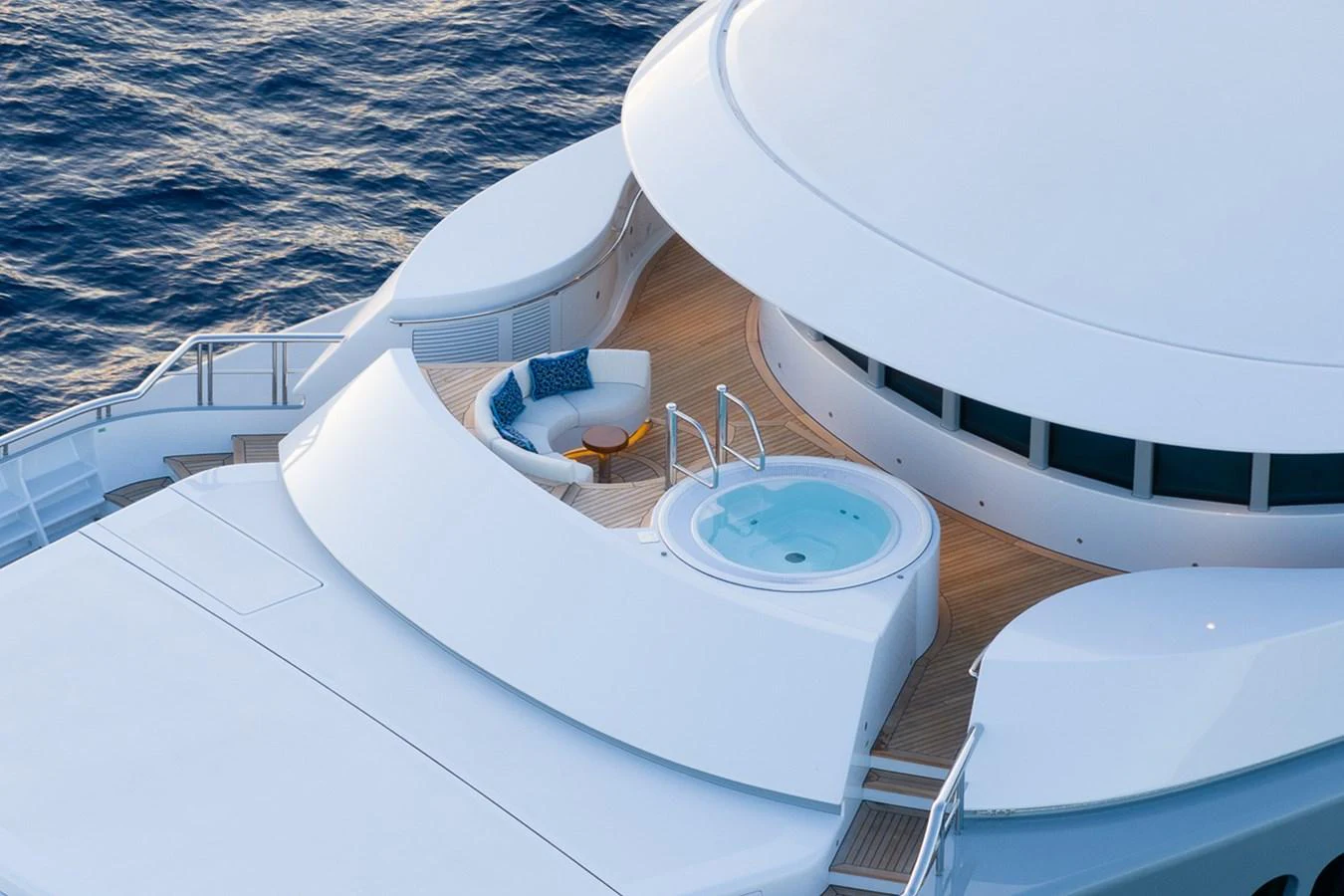 a boat on the water aboard ROCINANTE Yacht for Sale