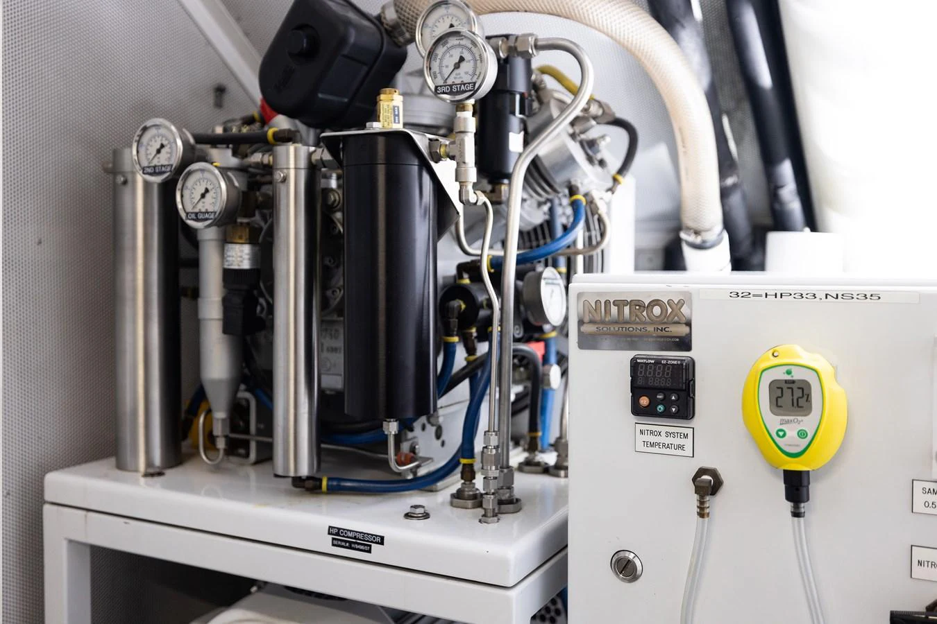 a machine with wires aboard ROCINANTE Yacht for Sale