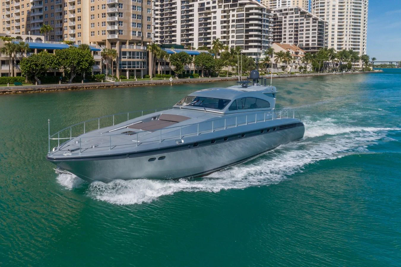 a boat on the water aboard HAPPY ONE Yacht for Sale