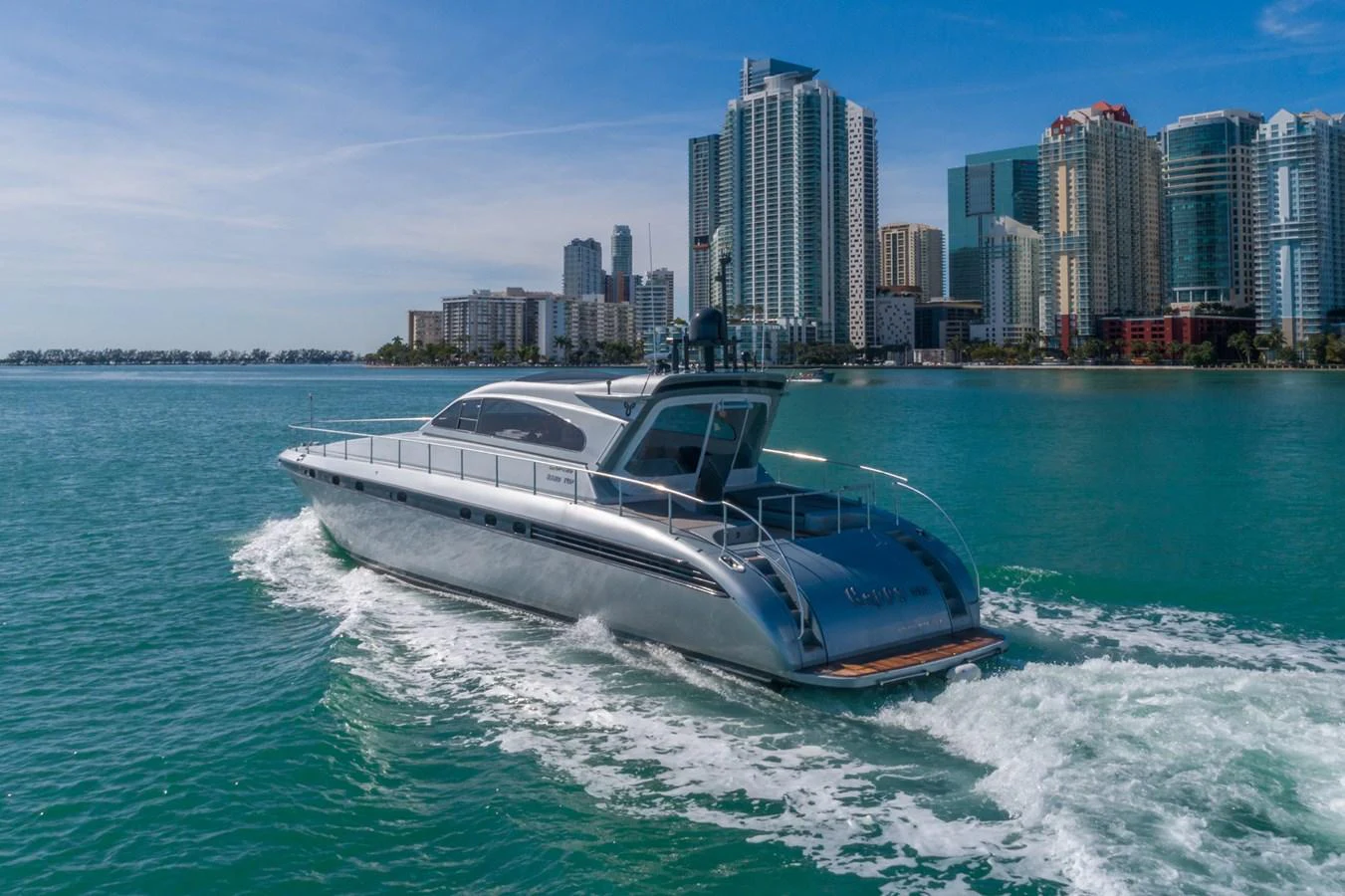 a boat on the water aboard HAPPY ONE Yacht for Sale