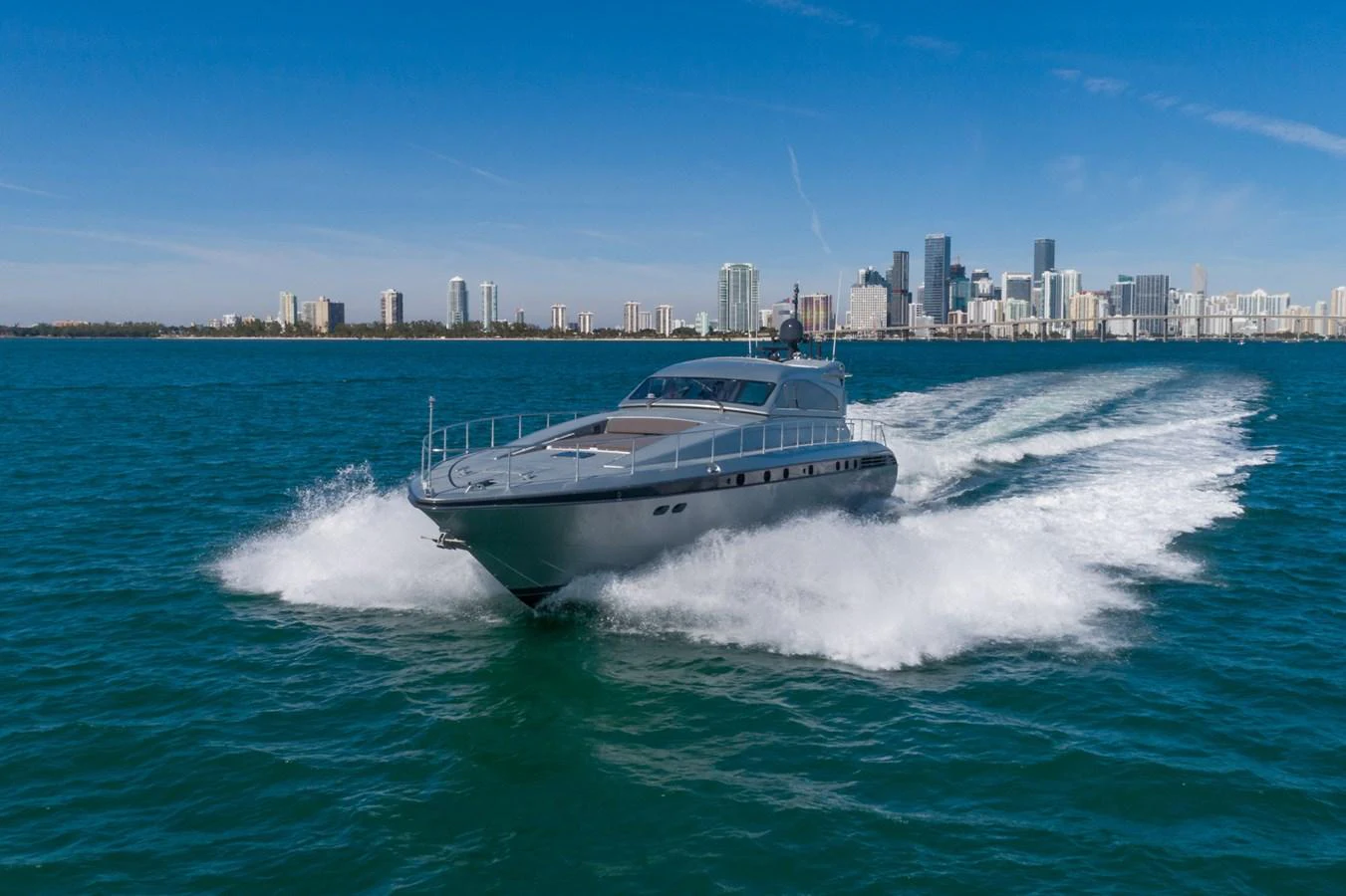 a boat on the water aboard HAPPY ONE Yacht for Sale
