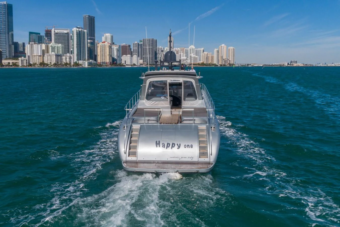 a boat in the water aboard HAPPY ONE Yacht for Sale