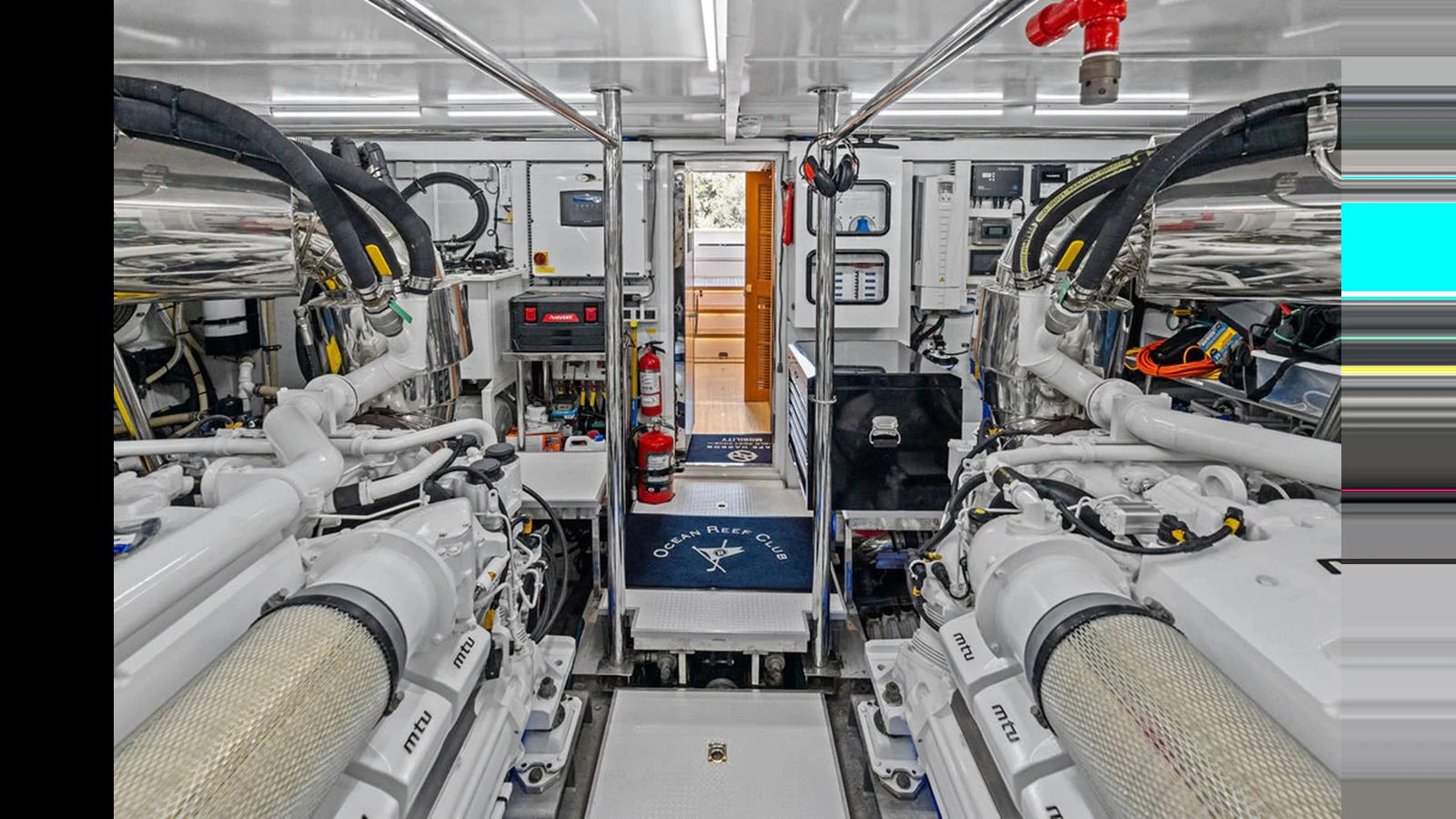 a room with several machines aboard MOBILLITY Yacht for Sale