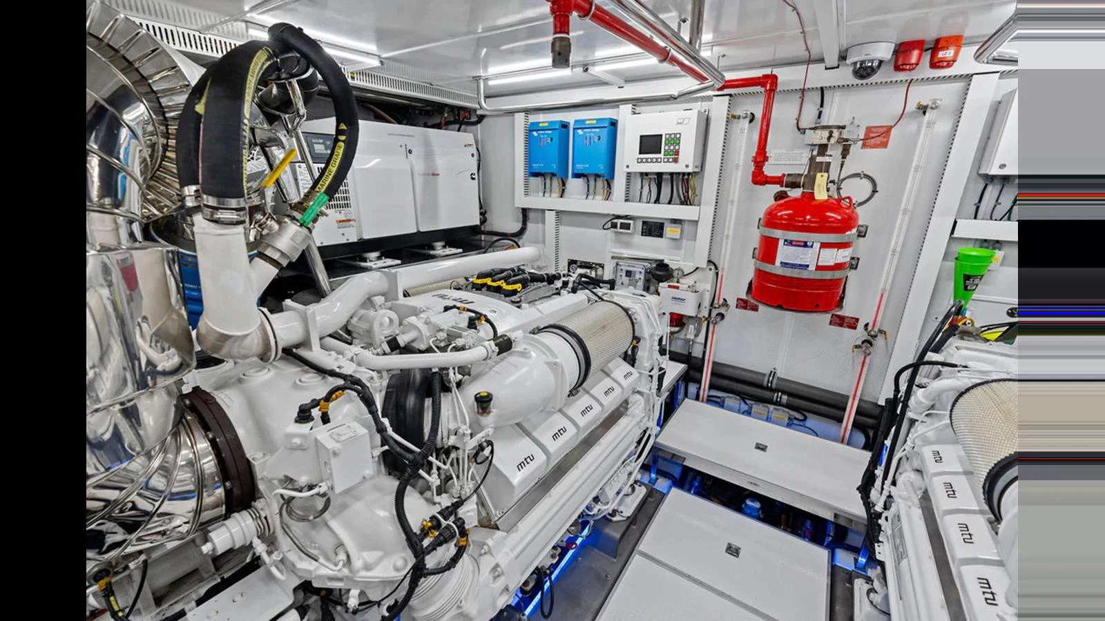 a close-up of a machine aboard MOBILLITY Yacht for Sale