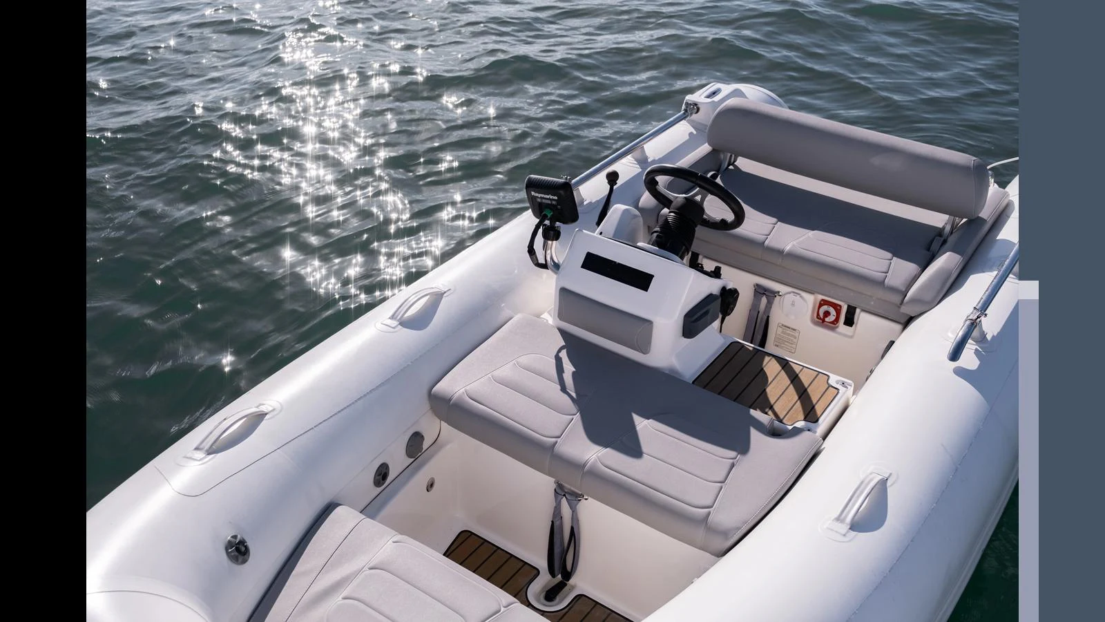 A sleek and modern tender boat with comfortable seating and a well-equipped helm station. aboard ONLY 1100 HRS! Yacht for Sale