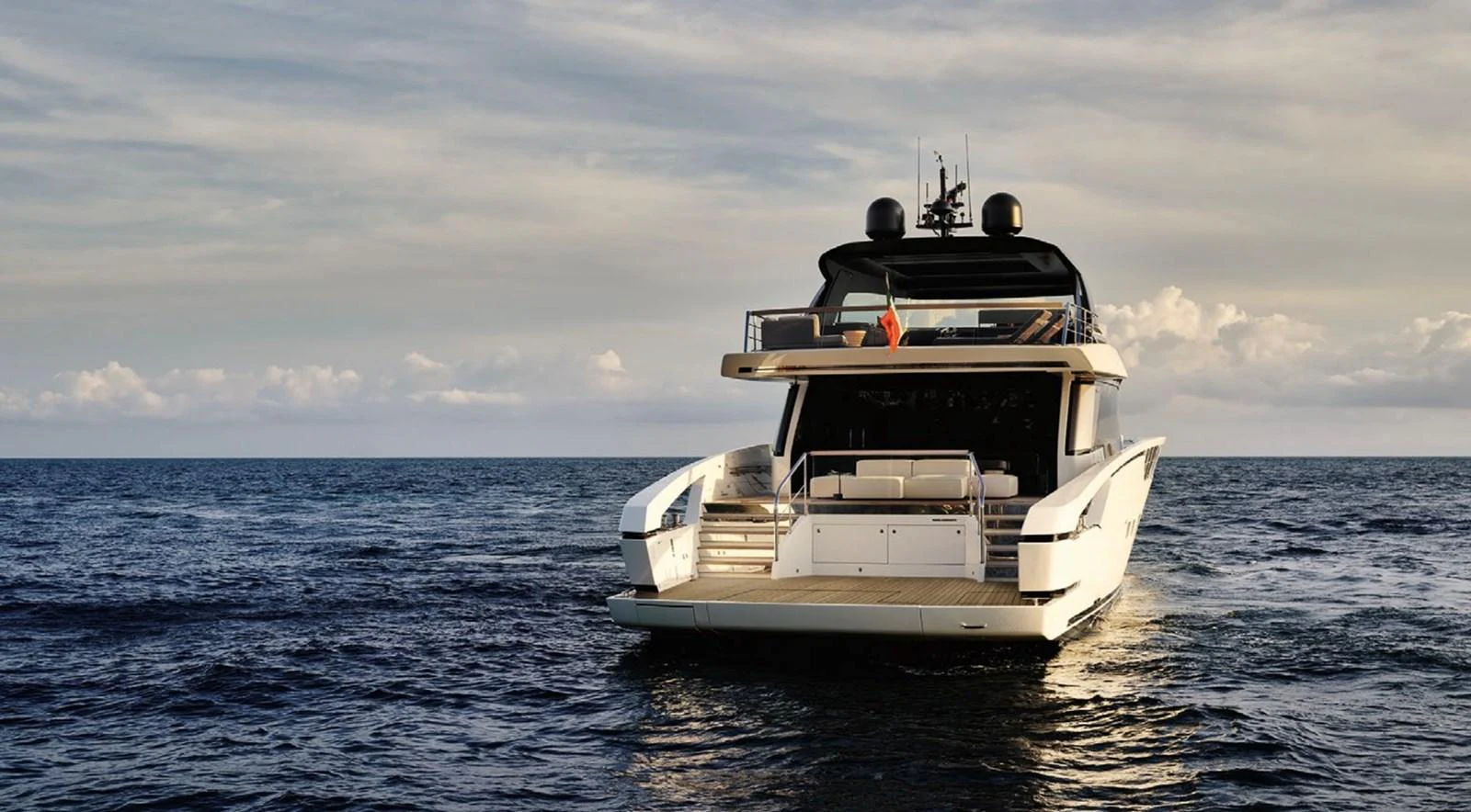 a boat in the water aboard SX88 Yacht for Sale