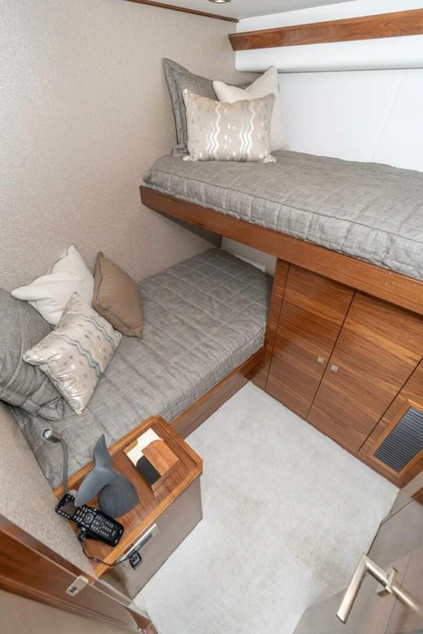 a living room with a couch and a vacuum aboard ZATARA Yacht for Sale