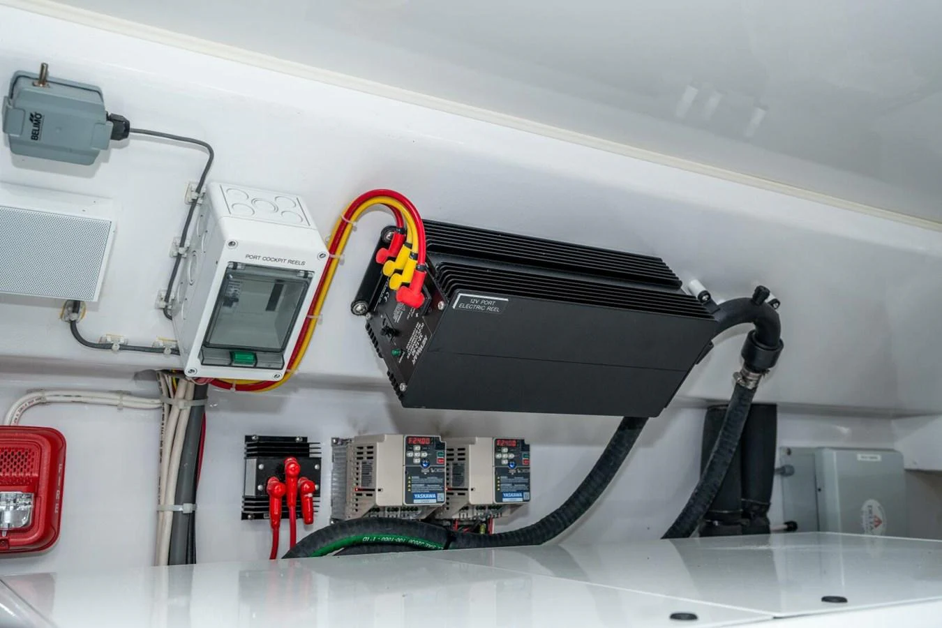 a close-up of a machine aboard ZATARA Yacht for Sale