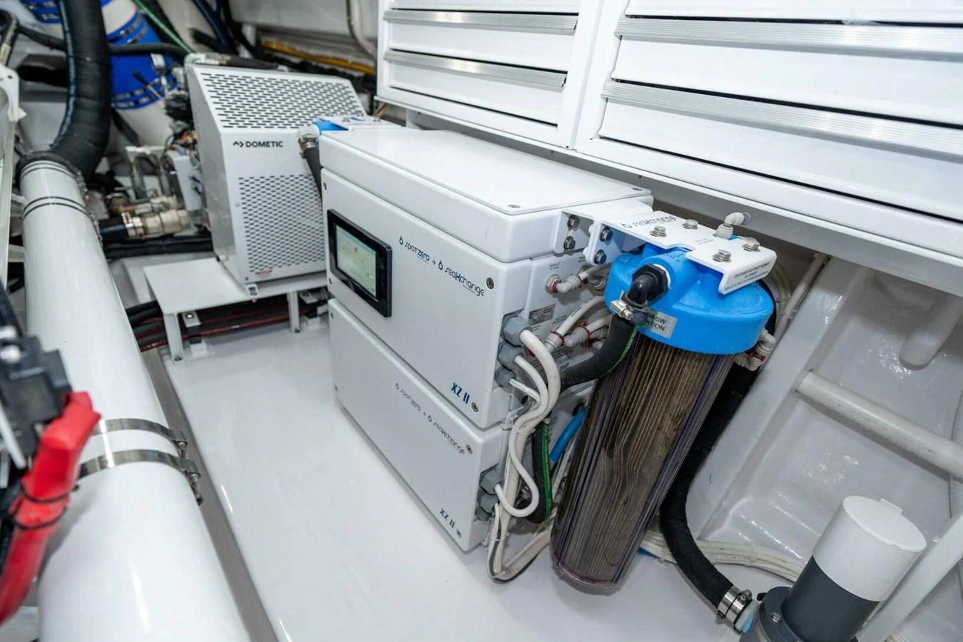 a machine with wires and a computer aboard ZATARA Yacht for Sale