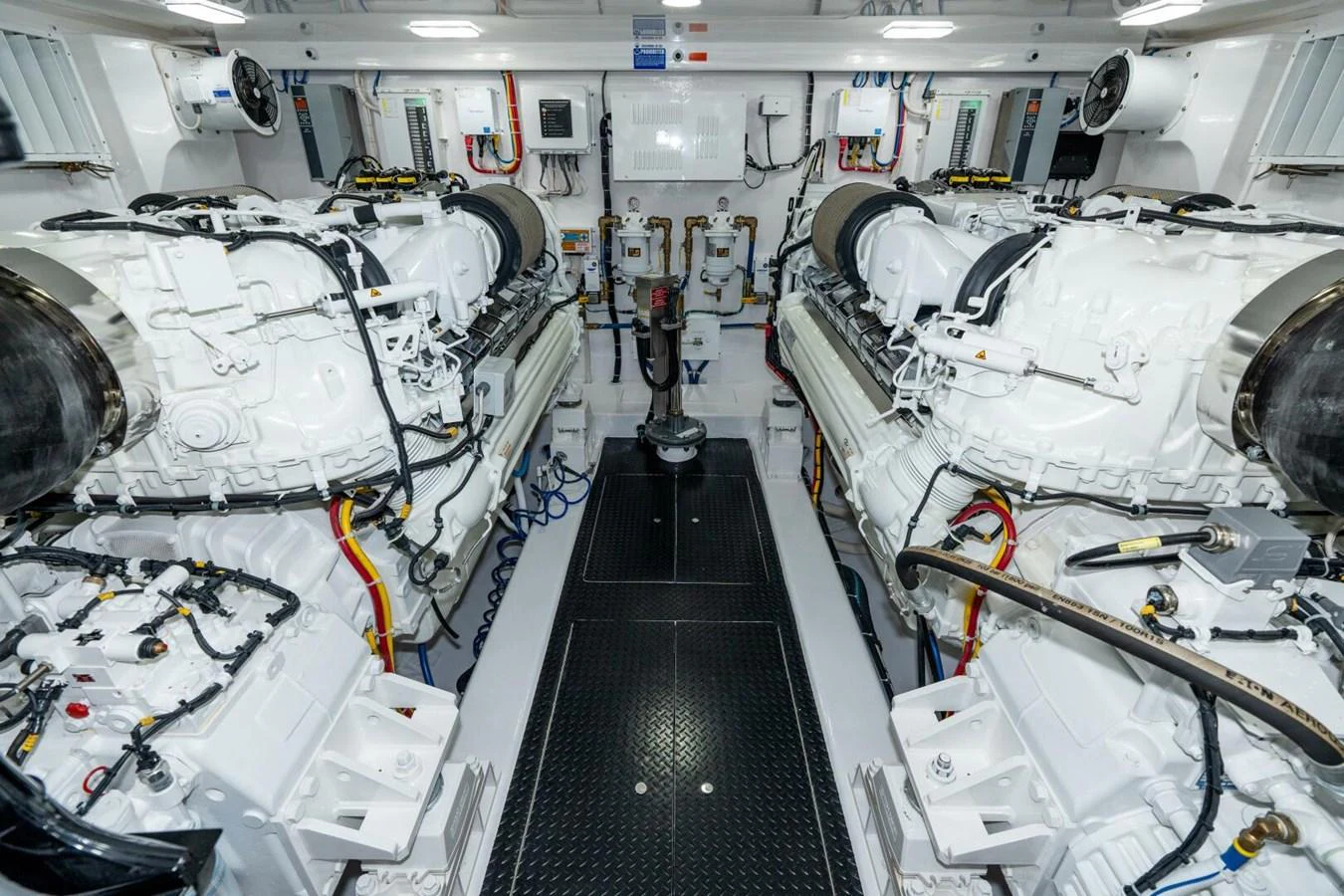a room with machinery aboard ZATARA Yacht for Sale