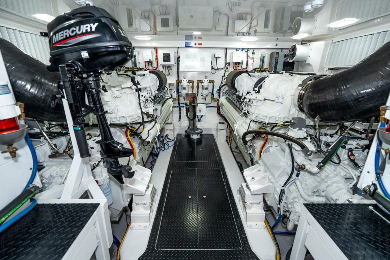 a machine inside a factory aboard ZATARA Yacht for Sale