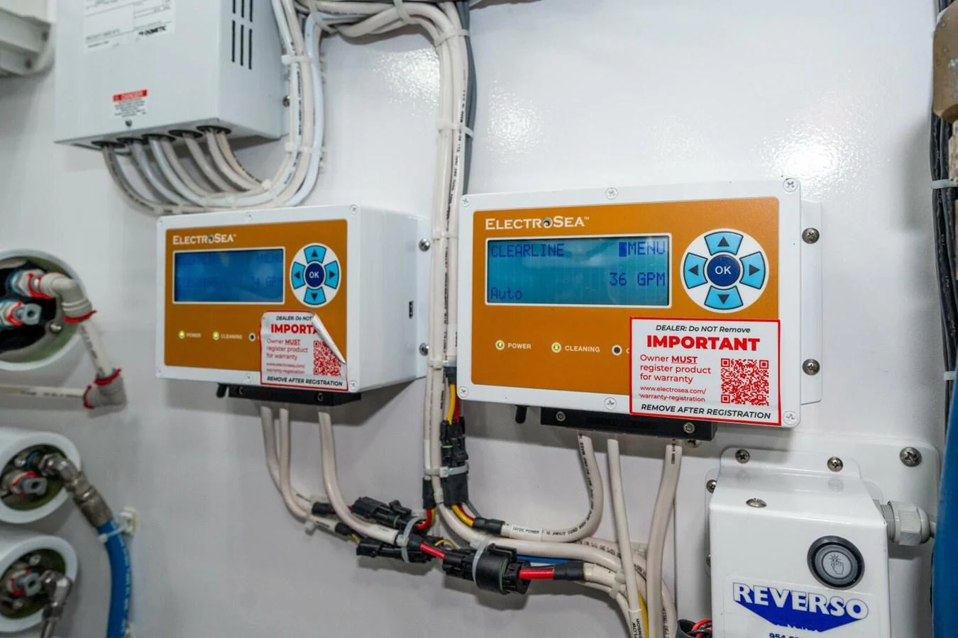 a white machine with a box on it aboard ZATARA Yacht for Sale