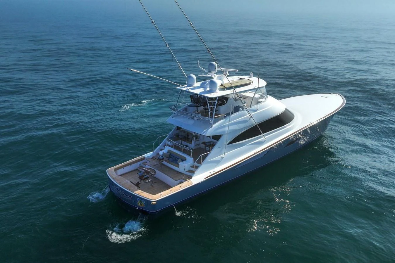 a boat in the water aboard ZATARA Yacht for Sale