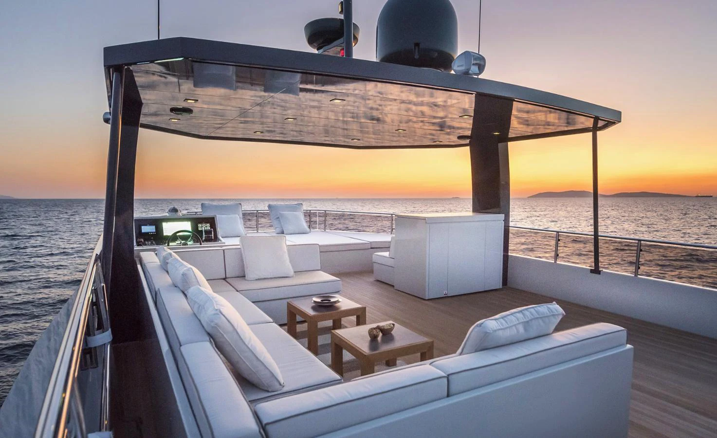 a boat on the water aboard ATLASS Yacht for Sale
