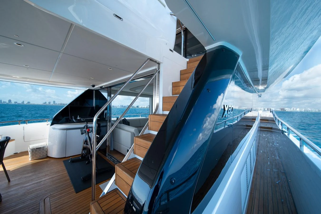 a boat on the water aboard MARAVI Yacht for Sale