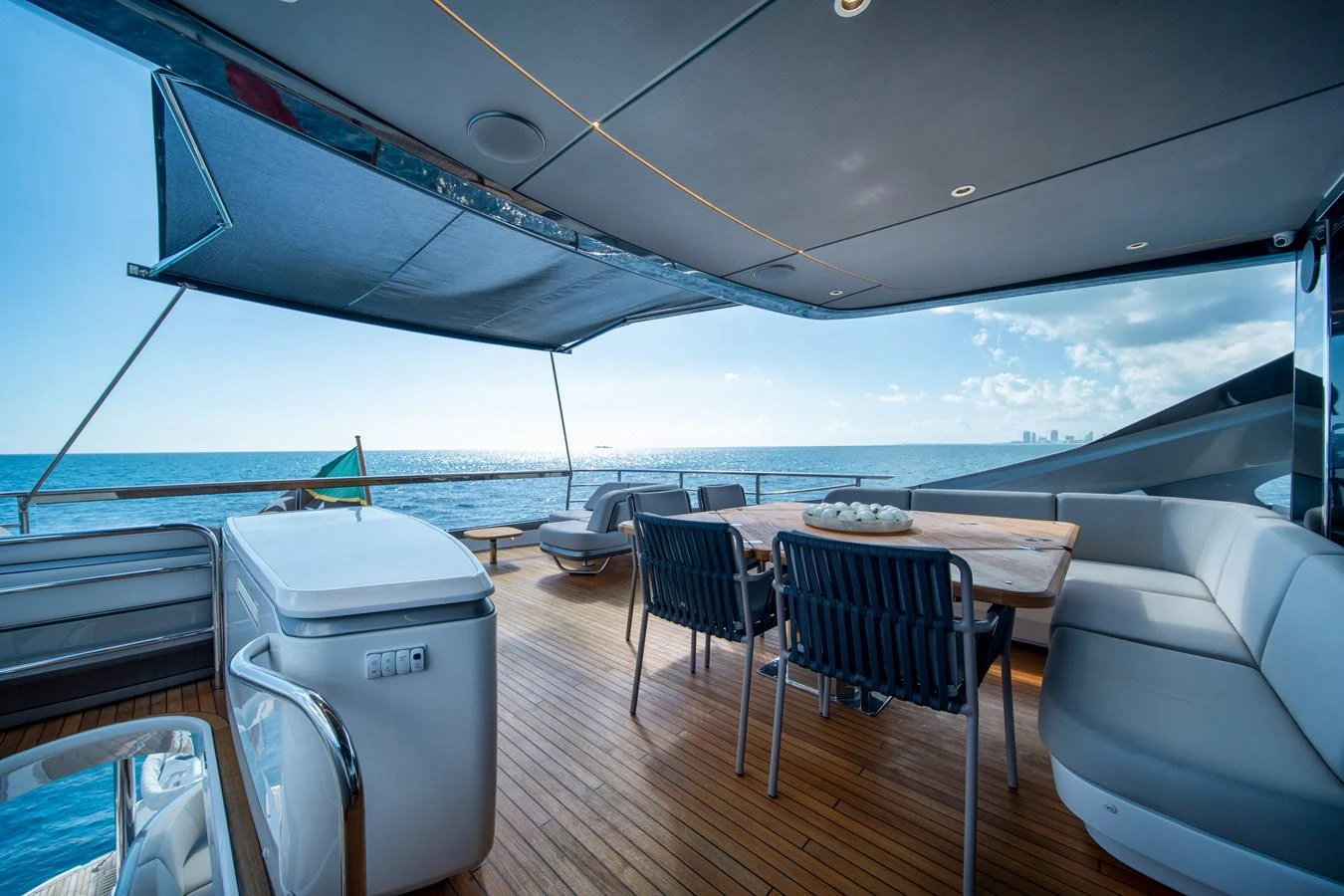 a boat on the water aboard MARAVI Yacht for Sale