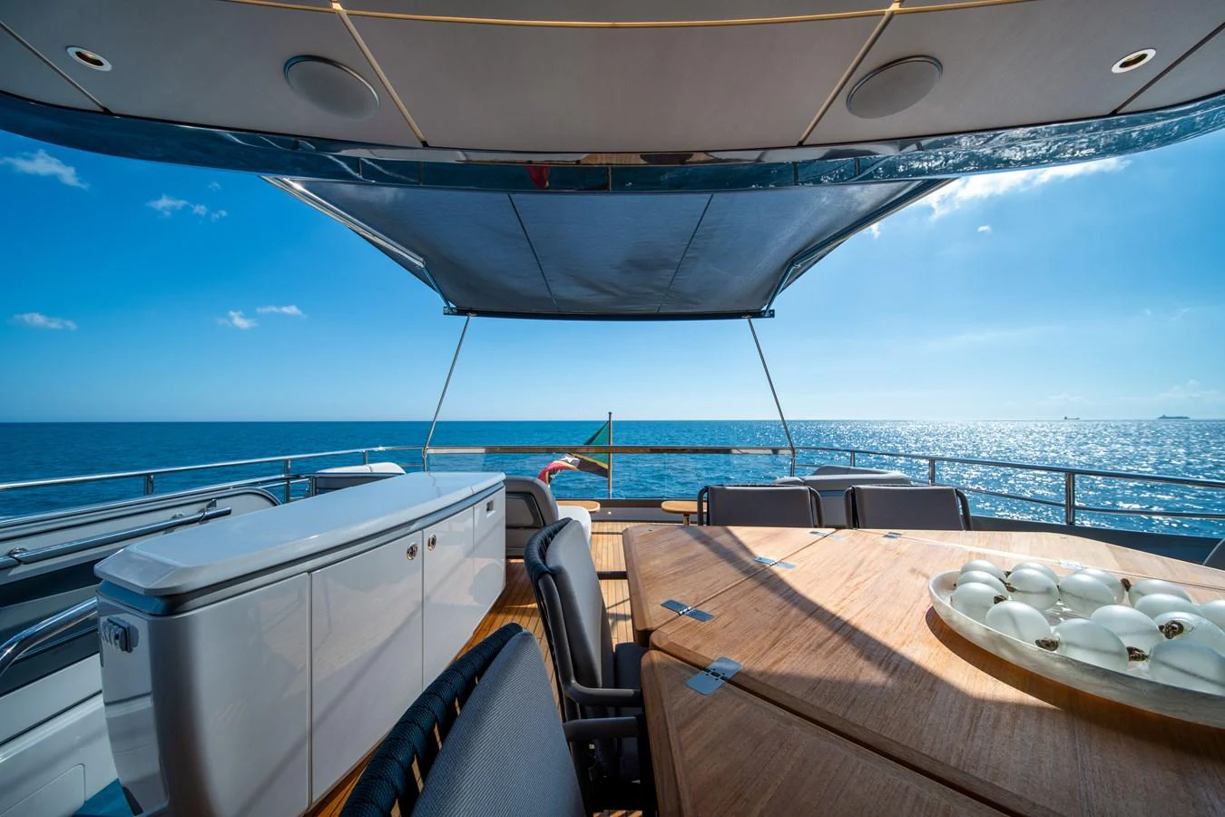 a boat on the water aboard MARAVI Yacht for Sale