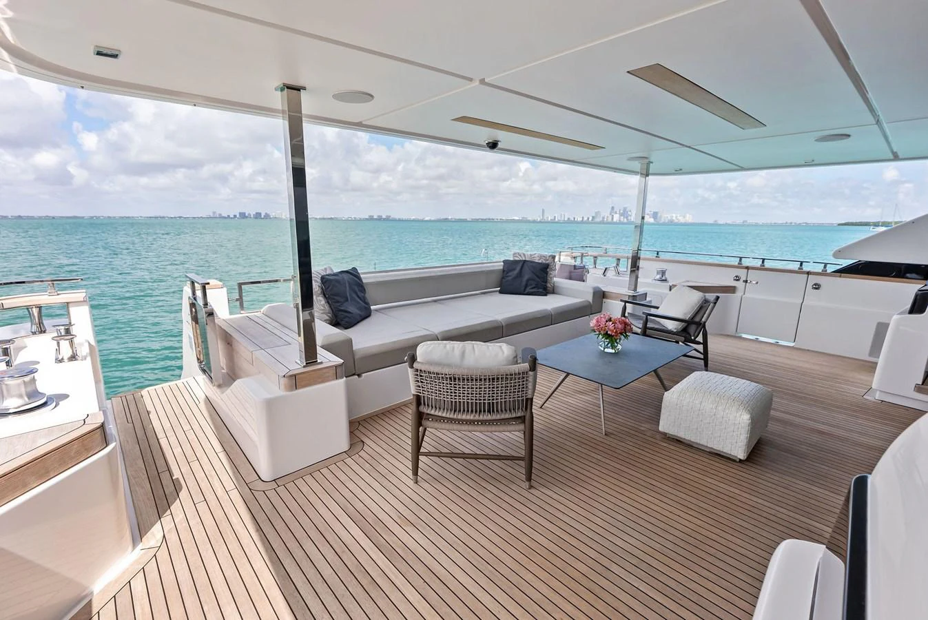 a boat on the water aboard LUMPASAURUS Yacht for Sale