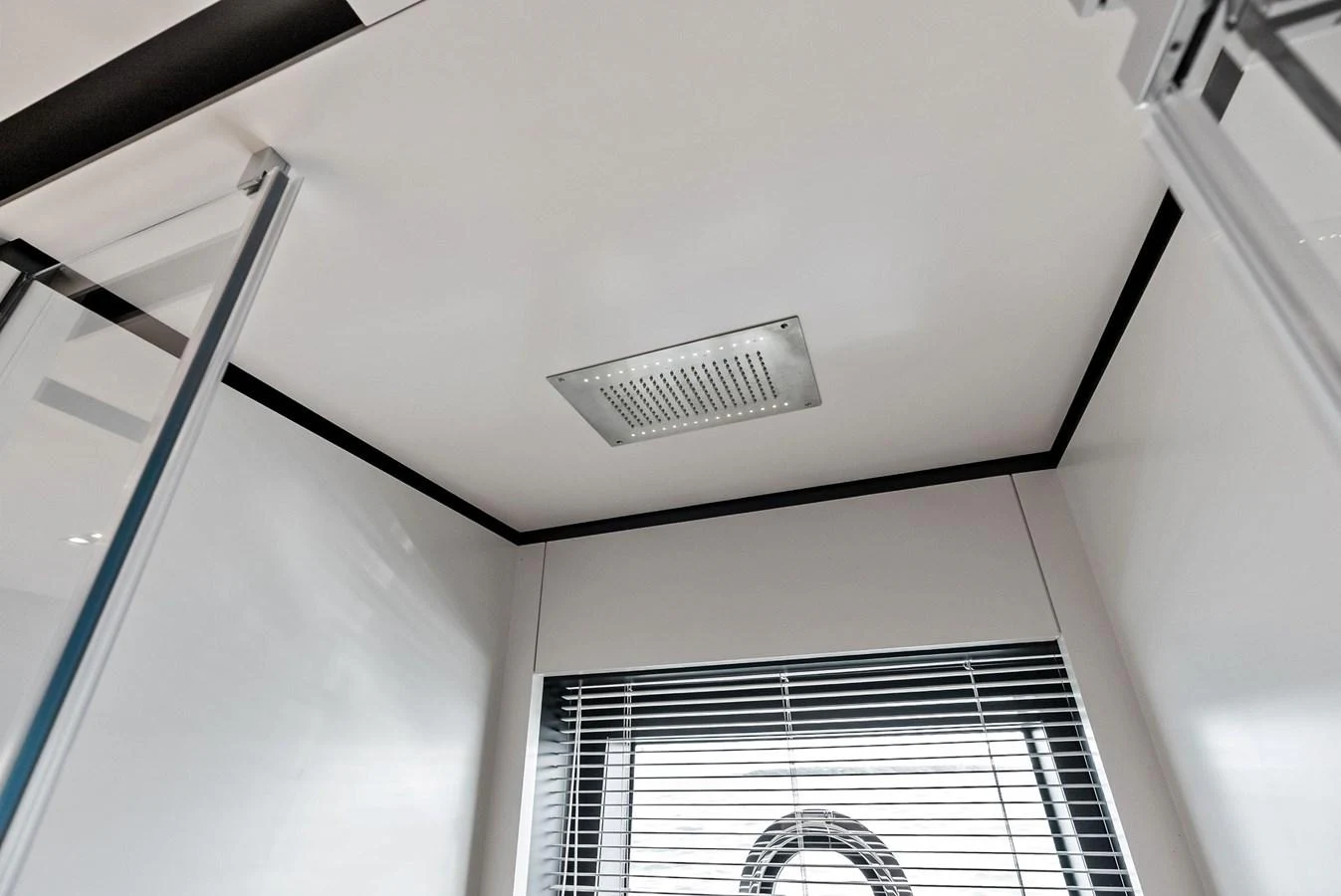 a ceiling with a vent aboard LUMPASAURUS Yacht for Sale