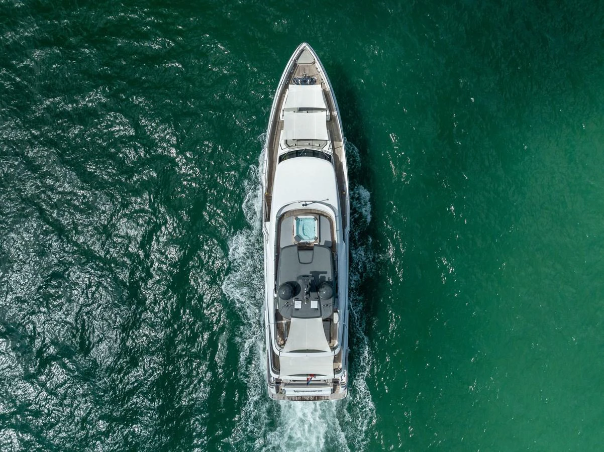 a boat in the water aboard LUMPASAURUS Yacht for Sale