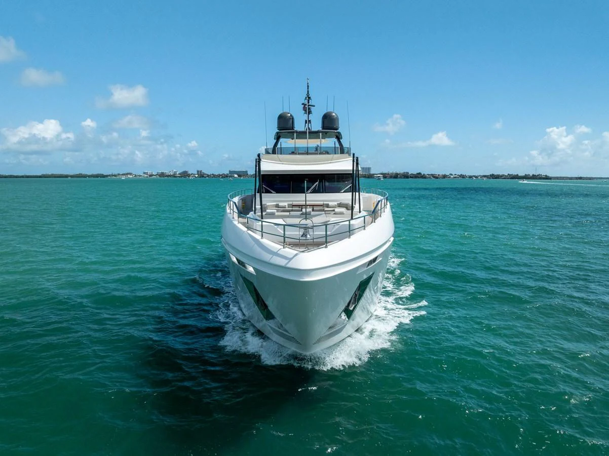 a boat on the water aboard LUMPASAURUS Yacht for Sale