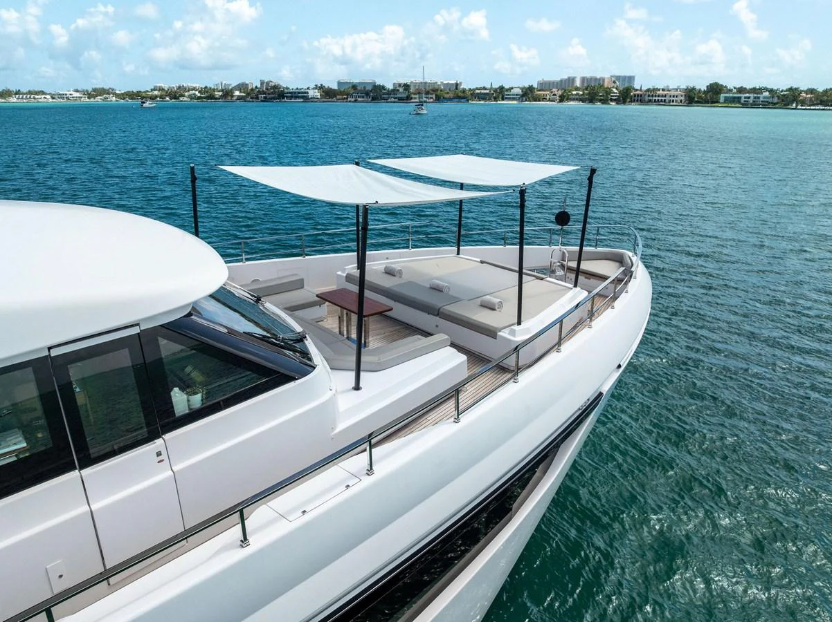 a boat on the water aboard LUMPASAURUS Yacht for Sale