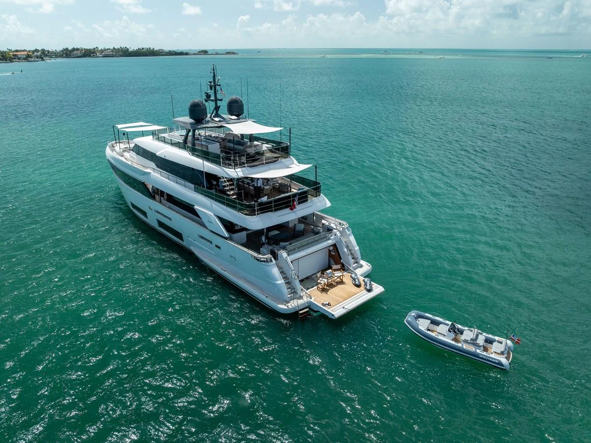 a ship in the water aboard LUMPASAURUS Yacht for Sale