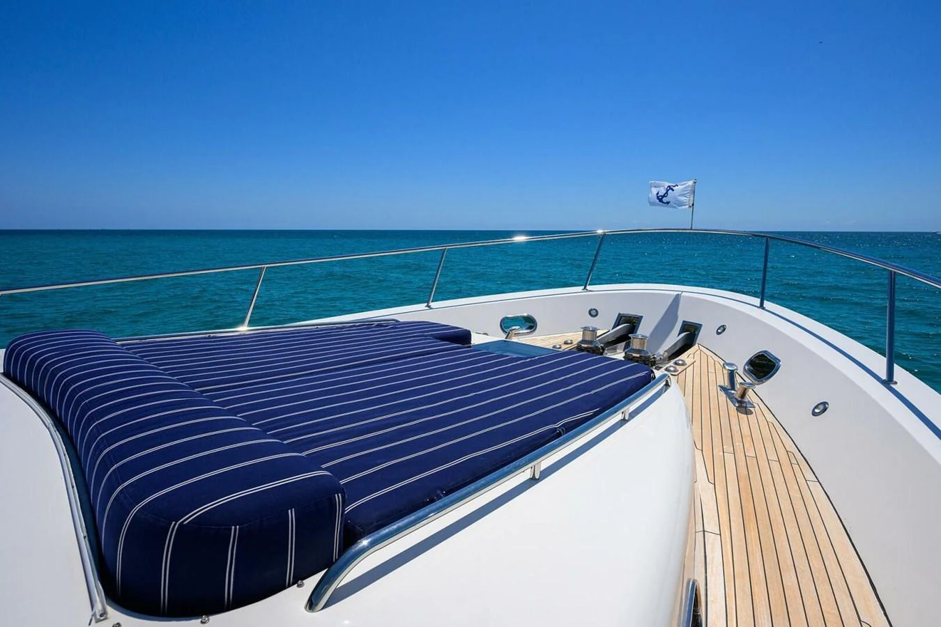 a boat on the water aboard JULE Yacht for Sale