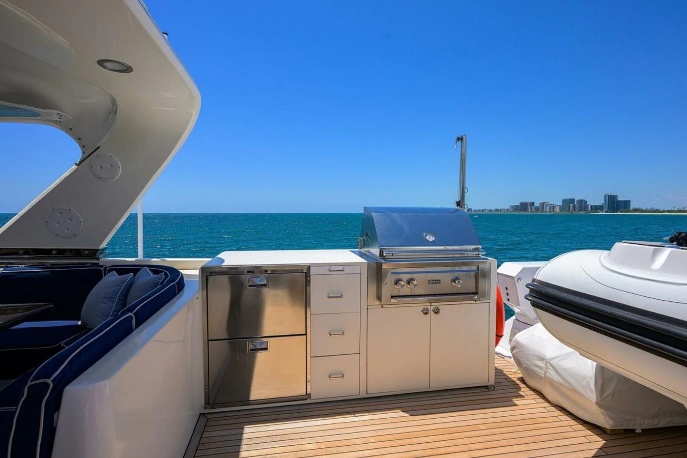 a boat on the water aboard JULE Yacht for Sale