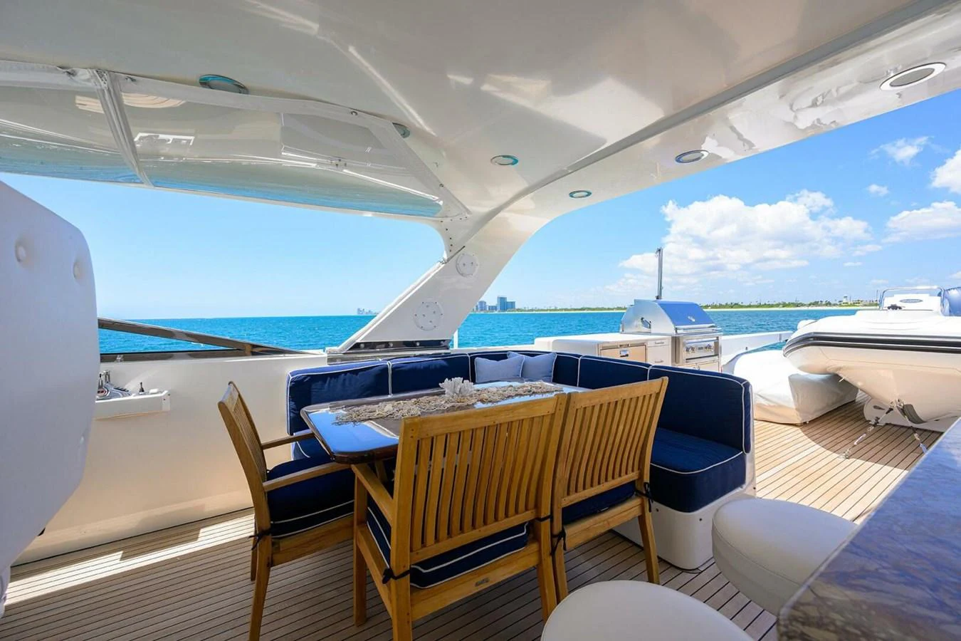 a boat on the water aboard JULE Yacht for Sale