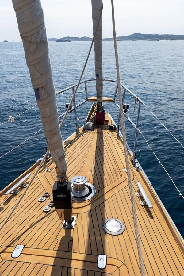 a boat on the water aboard SKIP'N BOU Yacht for Sale