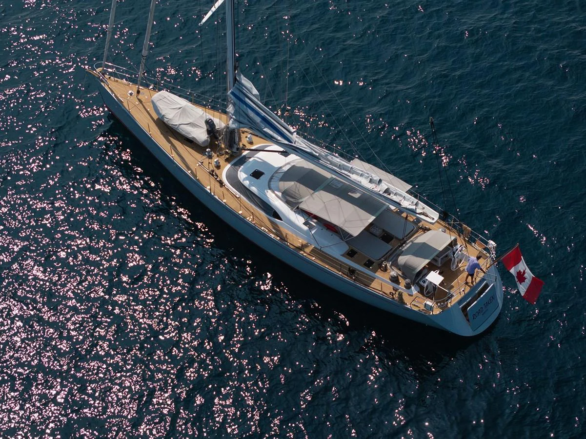 a boat in the water aboard SKIP'N BOU Yacht for Sale