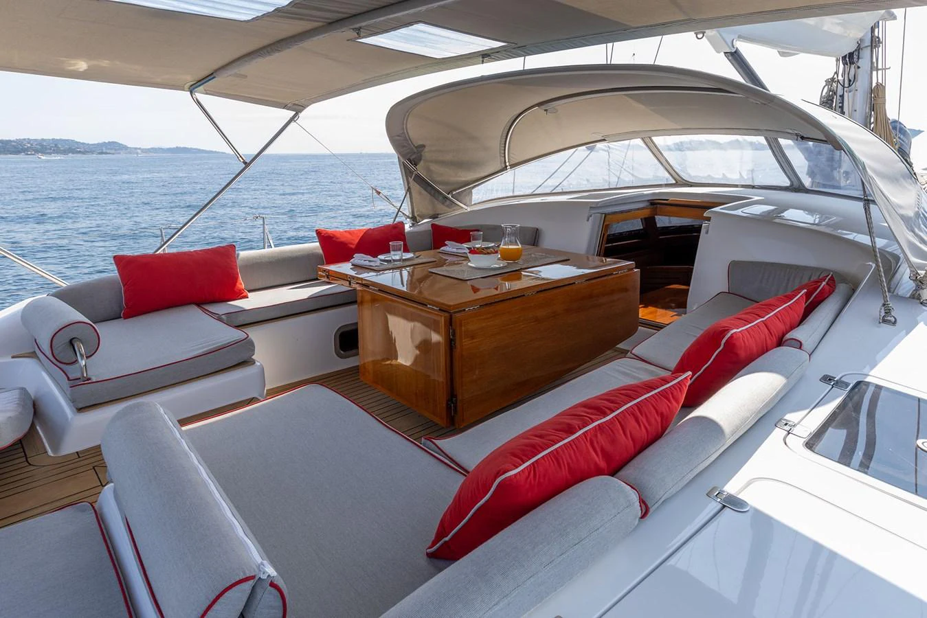 a boat on the water aboard SKIP'N BOU Yacht for Sale