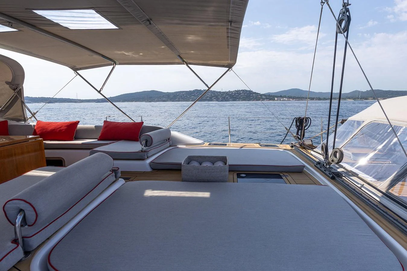 a boat on the water aboard SKIP'N BOU Yacht for Sale