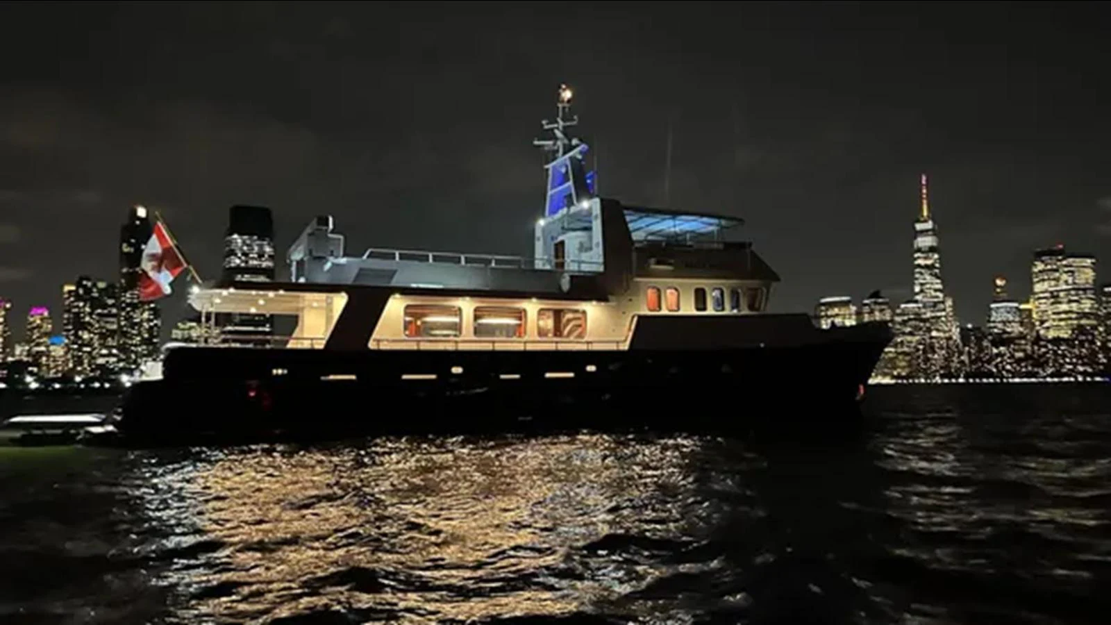 a boat on the water aboard BELLE ISLE SEA Yacht for Sale