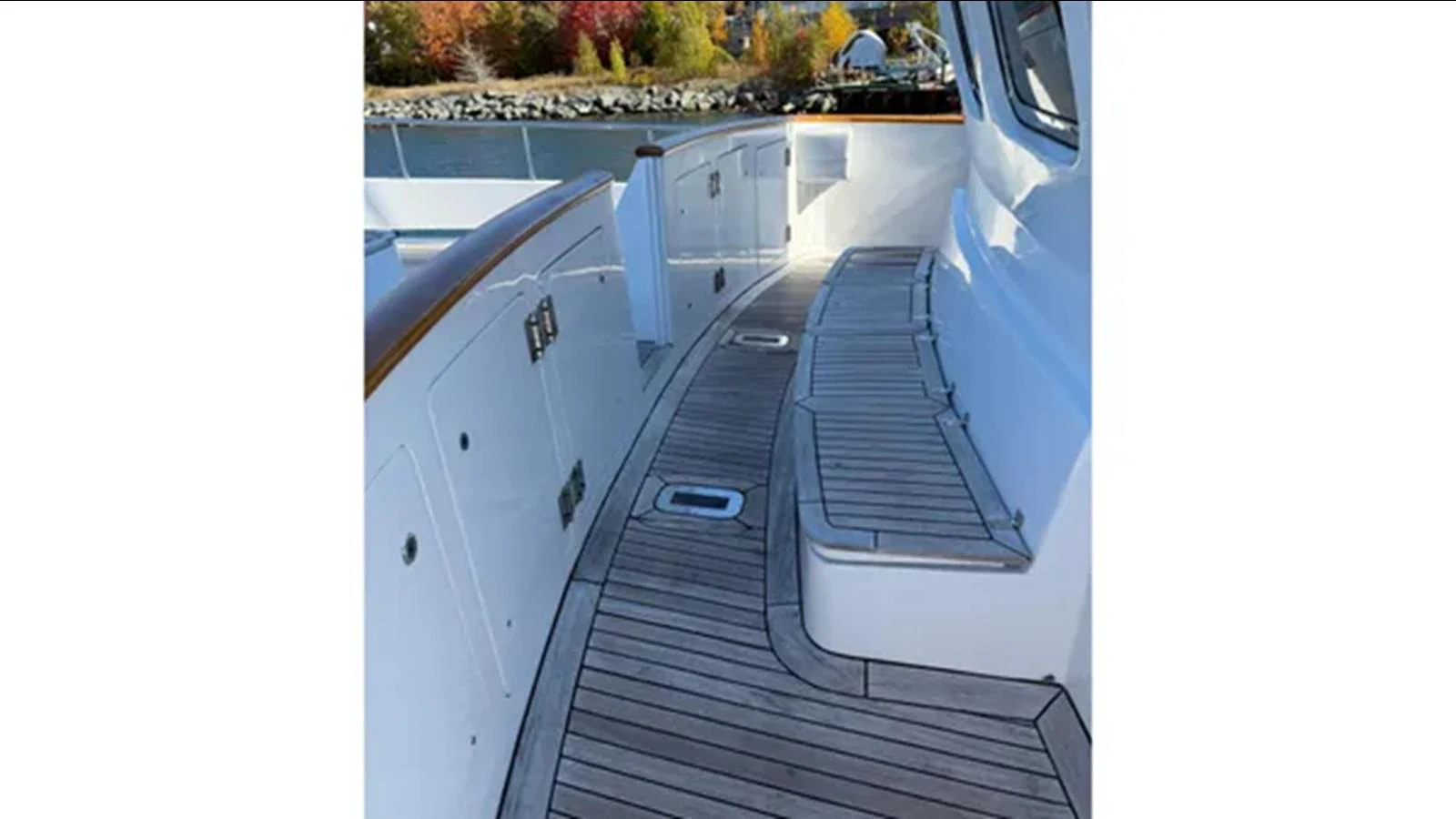 a boat on the water aboard BELLE ISLE SEA Yacht for Sale