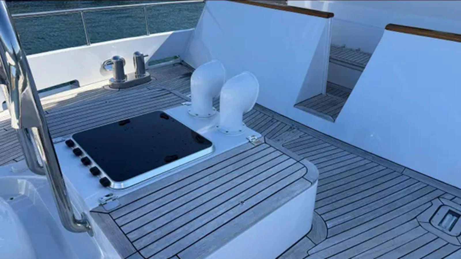 a machine on the counter aboard BELLE ISLE SEA Yacht for Sale