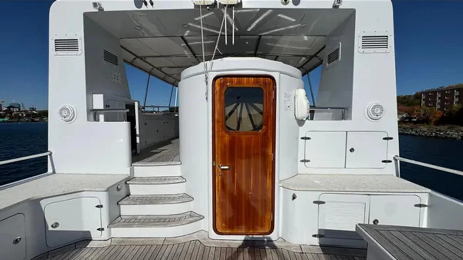 a boat on the water aboard BELLE ISLE SEA Yacht for Sale