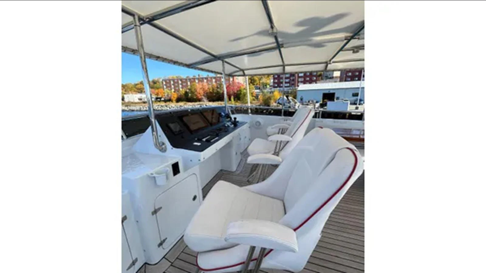 a boat on the water aboard BELLE ISLE SEA Yacht for Sale