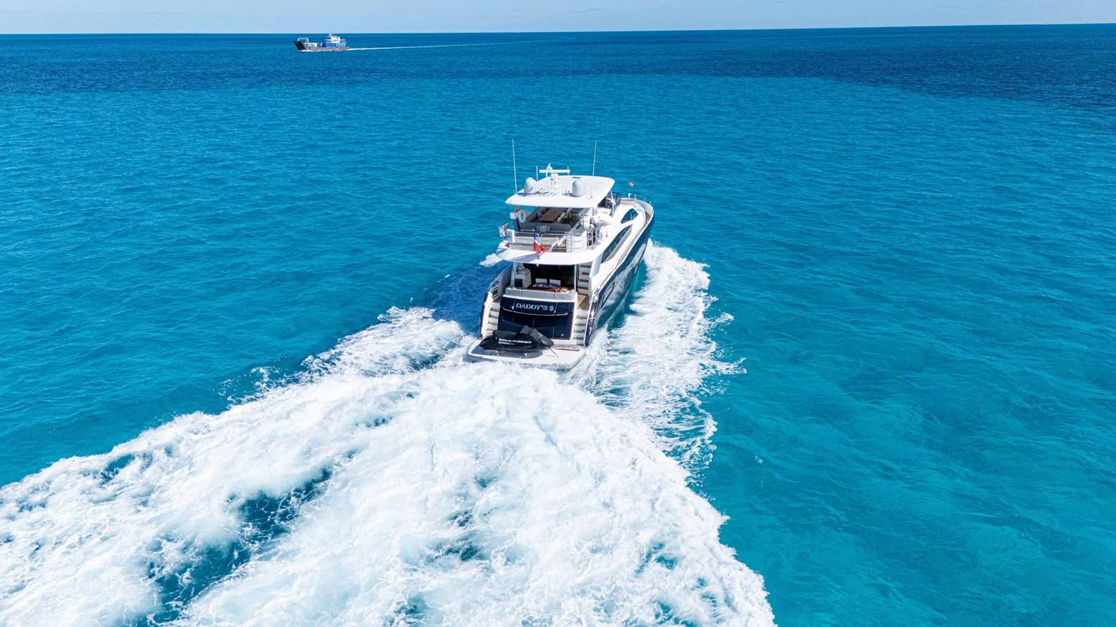 a boat on the water aboard DADDY'S $ Yacht for Sale