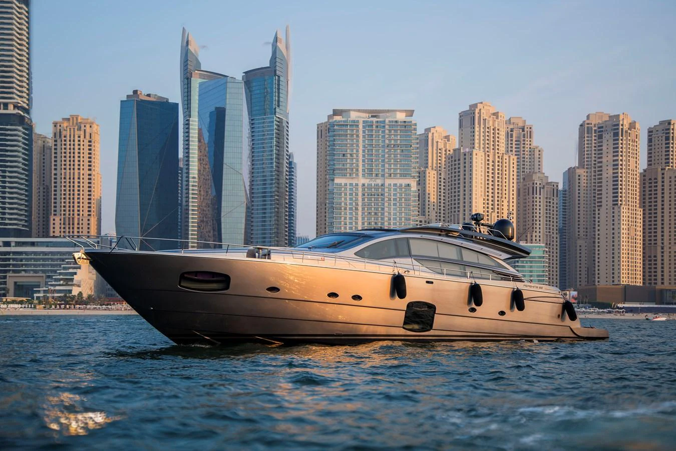 a boat in the water aboard STRAGA Yacht for Sale