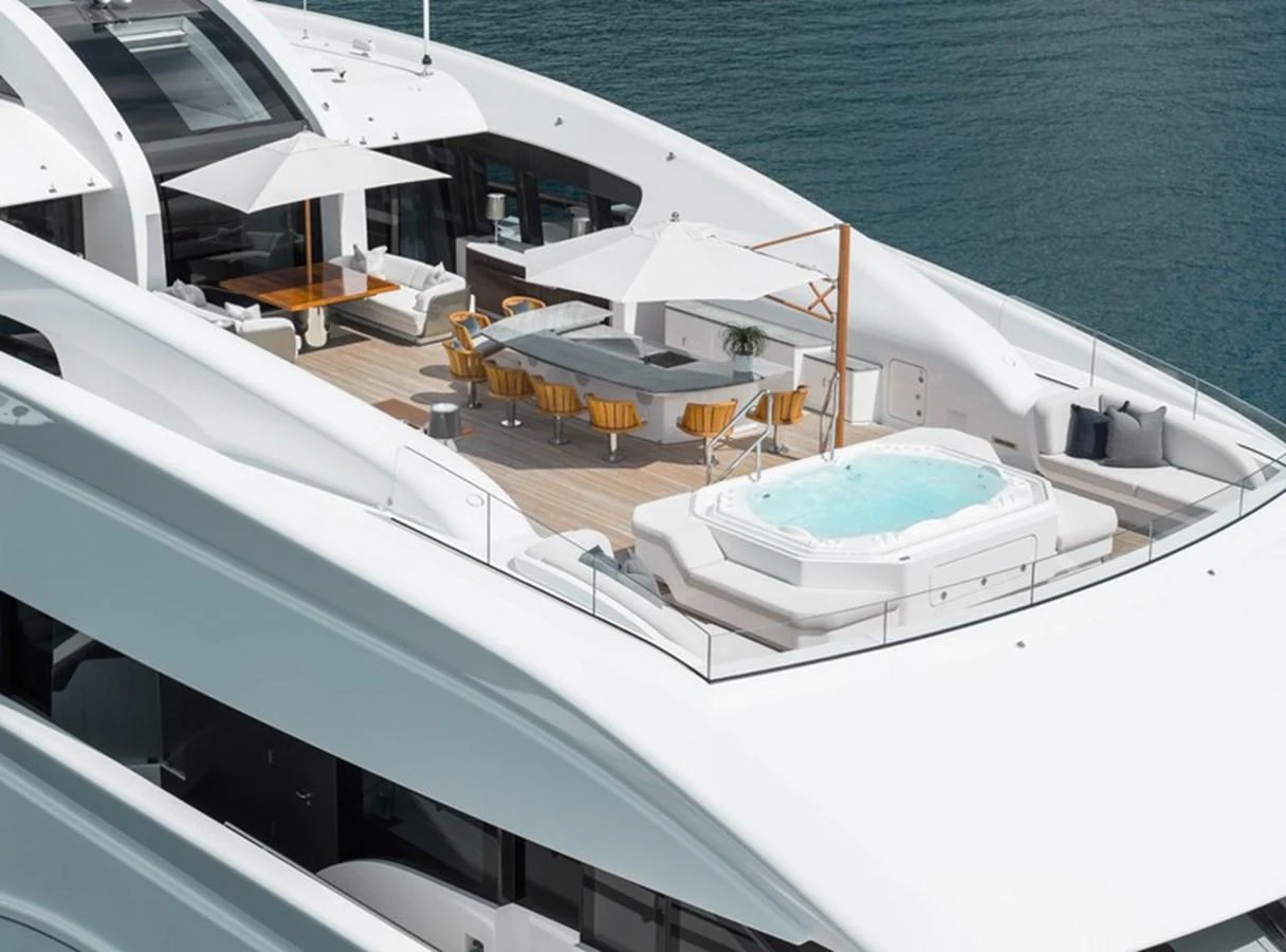 a boat on the water aboard VANISH Yacht for Sale