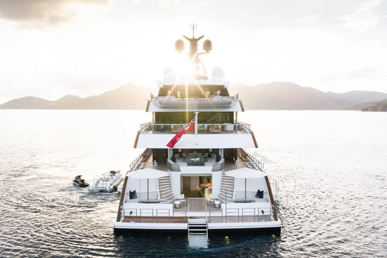 a boat in the water aboard VANISH Yacht for Sale