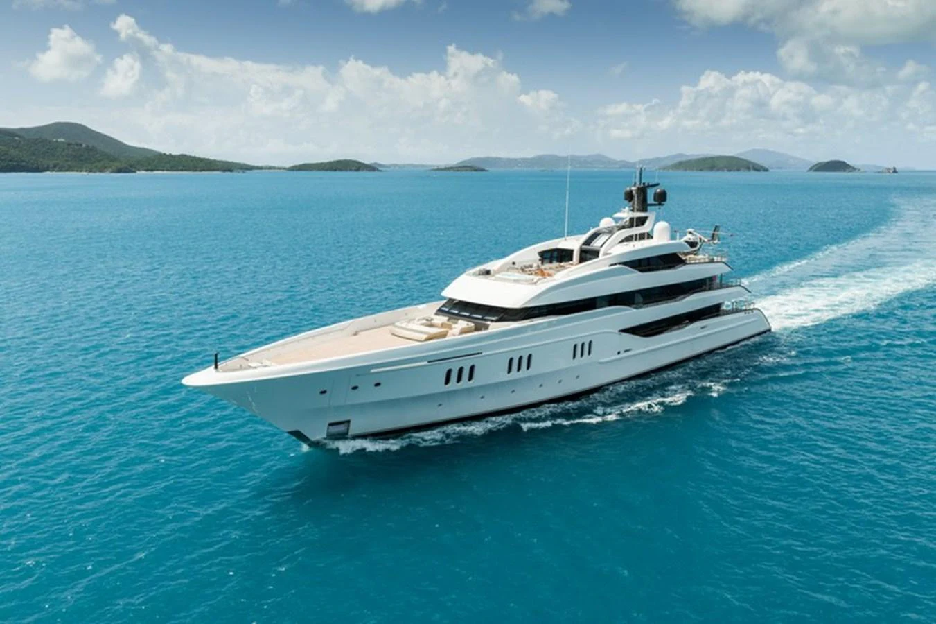 a boat in the water aboard VANISH Yacht for Sale