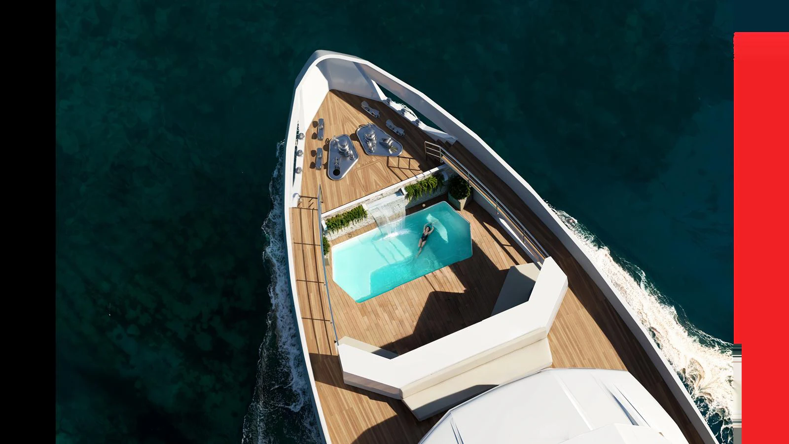 a boat in the water aboard NUMARINE 47MXP Yacht for Sale