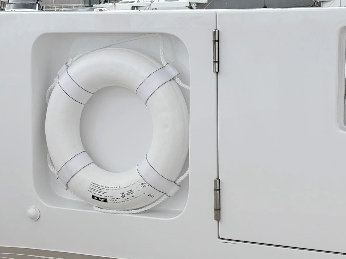 a white hard drive aboard SEA AT LAST Yacht for Sale