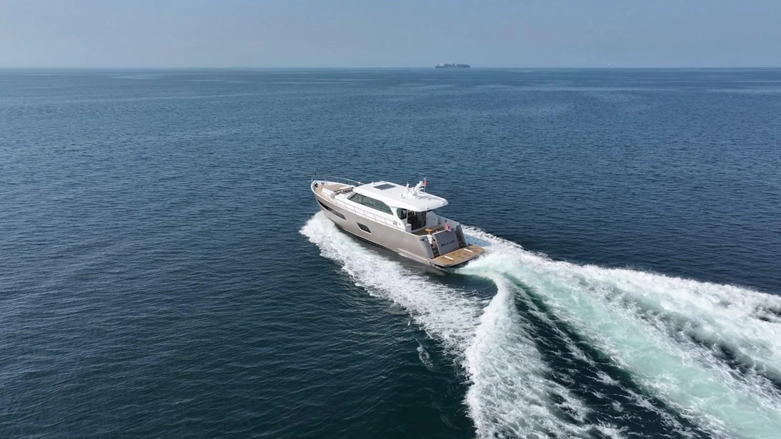 a boat on the water aboard SEA AT LAST Yacht for Sale