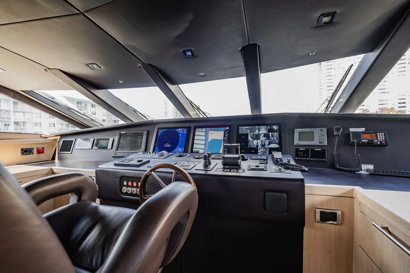 inside of a vehicle aboard PRECIOSO Yacht for Sale