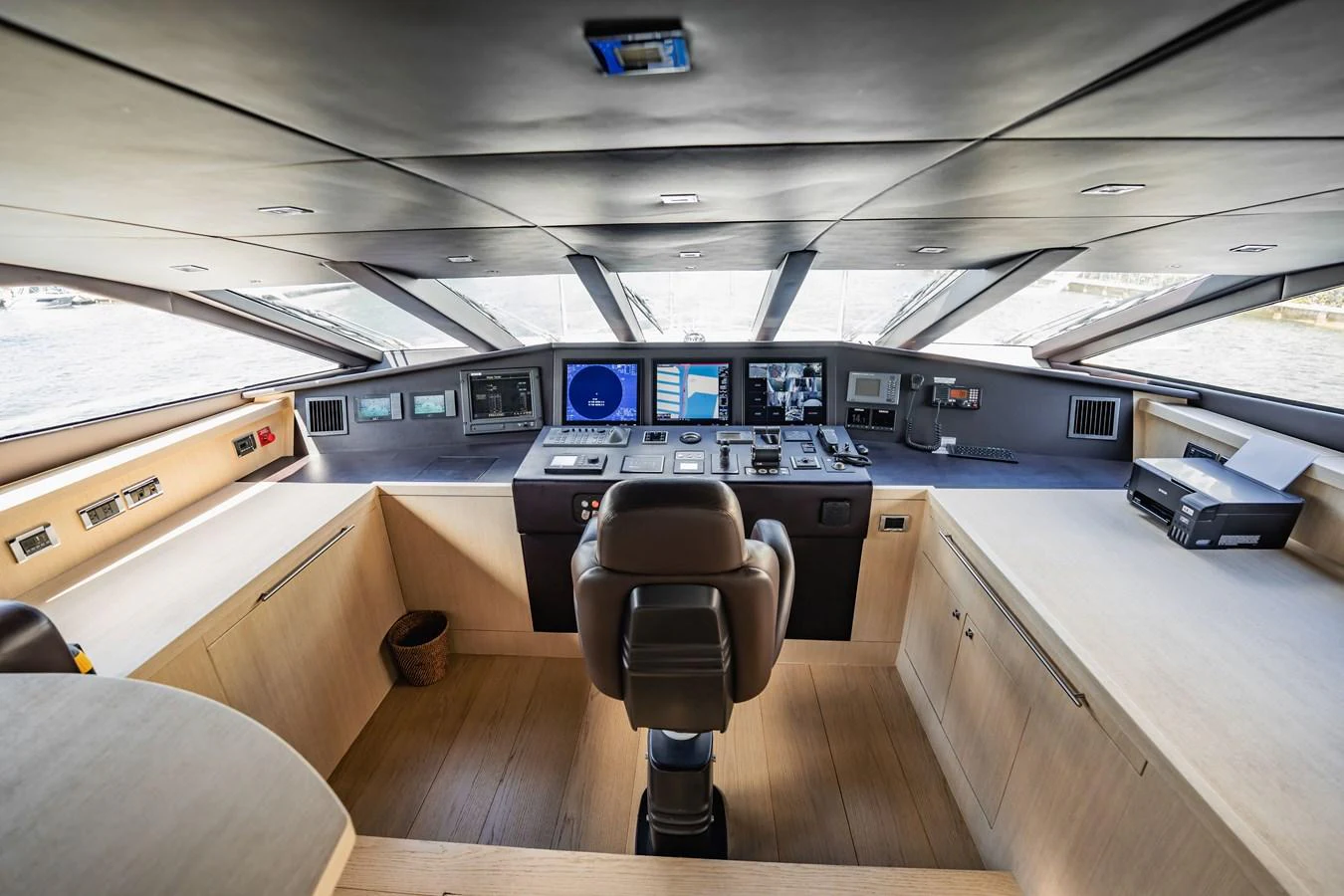 inside of a vehicle aboard PRECIOSO Yacht for Sale