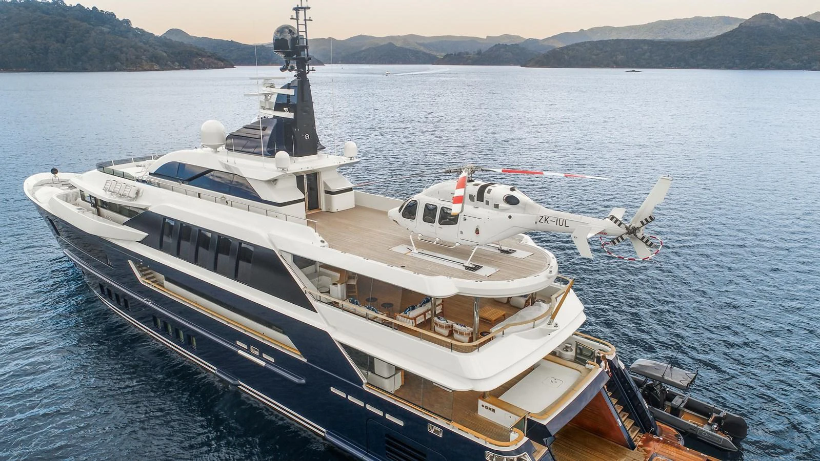a boat on the water aboard ODYSSEY Yacht for Sale